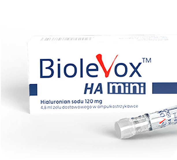 Препарат с низкой концентрацией ГК (1,6%) для мягкого восстановления и мелких суставов